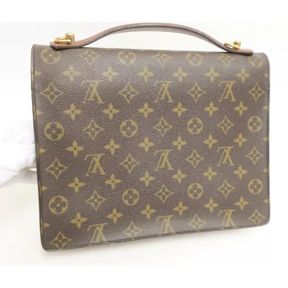 LOUIS VUITTON Monogram Monceau Shoulder/Crossbody 2 Way Bag - Picture 6 of 12